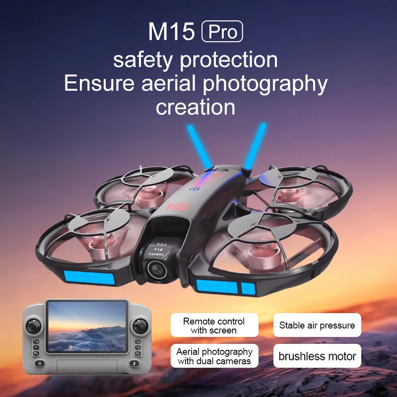 2026 New M15 FPV Drone with Sc - Drone Racing Camera recension och pris