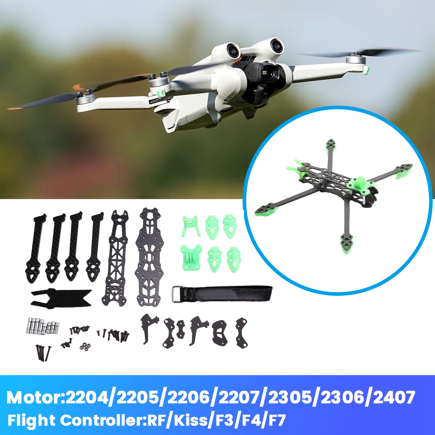YSUN-MARK4-HD Mark 4 HD 5Inch  - Drone Racing Frame recension och pris